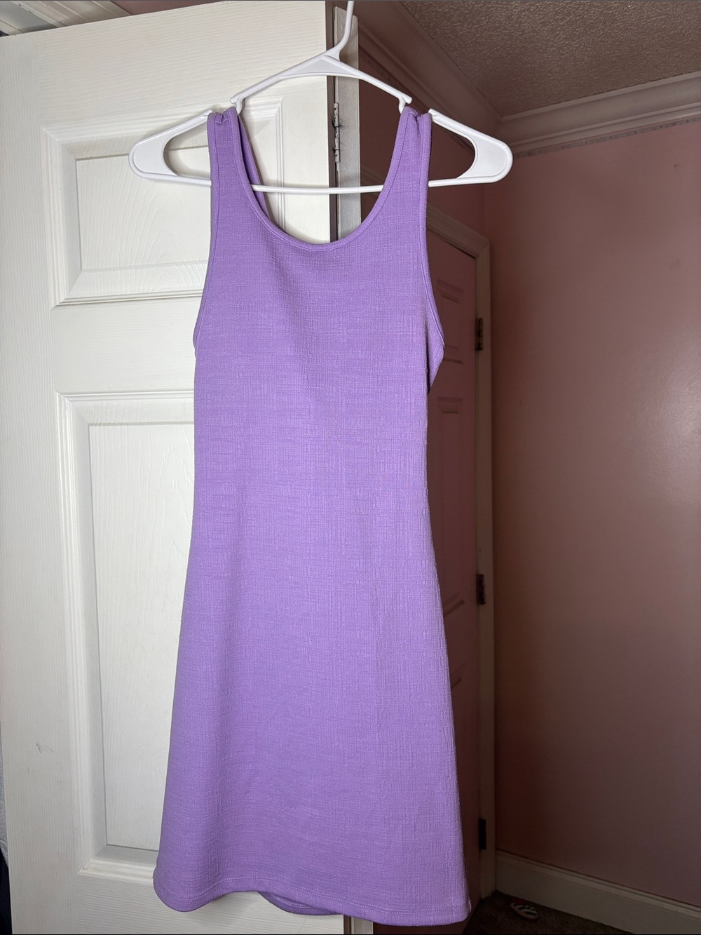 Roxy Lavender Ribbed Tank Dress